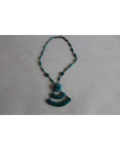 Collier Bijoux vintage céramique 1970