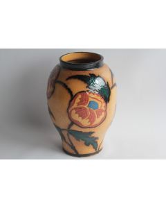 Paul Ami BONIFAS Grand Vase terre vernissée Ferney Voltaire