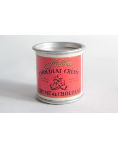 Boîte chocolats tôle lithographiée Echantillon Stalden Alpes Bernoise