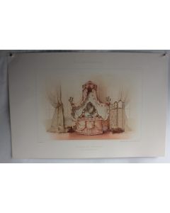 Estampe Décoration intérieure Coiffeuse rococo G. Rémon