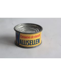 Boîte conserve de viande tôle lithographiée Échantillon Allisellen