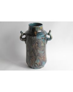 Paul Ami BONIFAS Grand Vase terre vernissée Zoomorphe Ferney Voltaire