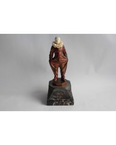 Bronze Chryséléphantine Pierrot Clown G. Danzmann