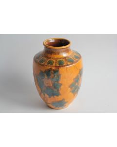 Vase terre vernissée René NICOLE Poterie Savoyarde