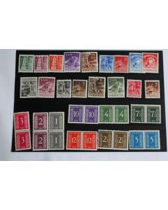 Timbres Indonésie 1948-1950 neufs