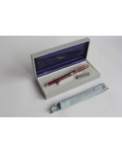 Christian DIOR Stylo bille Laque bordeaux
