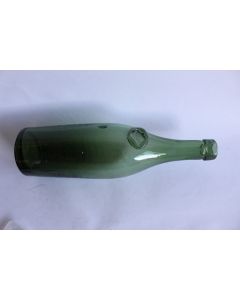 Bouteille ancienne verre soufflé CUSIN