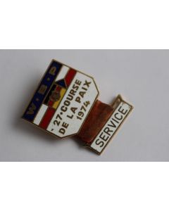 Insigne cyclisme W.B.P. Varsovie Berlin Prague Course de la Paix 1974