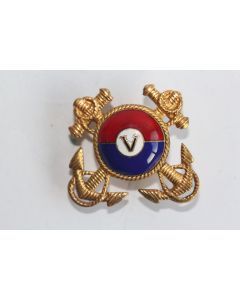 Insigne de col émaillé Marine