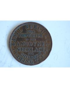 Jeton XVIIIe siècle Londres Demi Penny Basil Burchell