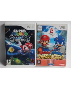 Jeux Wii Super Mario Galaxy + Mario & Sonic at the Olympic games