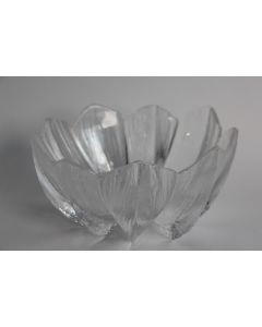 KOSTA BODA Bol cristal Nénuphar Mats Jonasson Suède