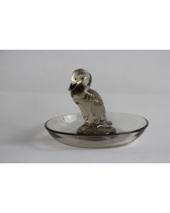 LALIQUE Baguier cristal teinté Canard