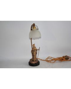 Lampe Femme élégante à l'éventail