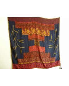 LANVIN Grand foulard soie épaisse