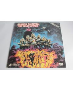 Laserdisc PAL Mission Galactica The cyclon Attack 1980