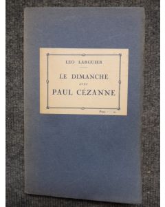 Le Dimanche avec Paul Cézanne LARGUIER Léo 1925