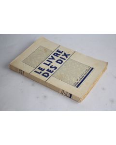 Le livre des Dix Vers et proses signé Jean Violette 1940