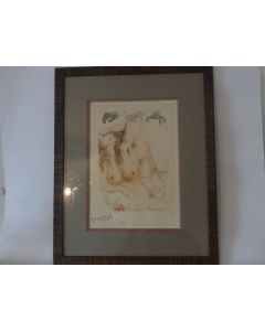 Lithographie érotique SALVADOR DALI épreuve d'artiste