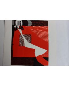 Lithographie originale Delapoterie Paul 1969