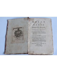 Livre An essay to shew the cause of electricity William Watson 1746