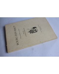 Livre Bourg d'en haut signé Yvonne Heilbronner bois gravé Salève 1941