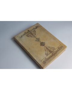 Livre choix de romances mauresques reliure parchemin peinte 1921