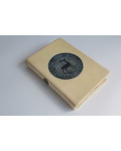 Livre Contes Romancero moresque reliure parchemin peinte 1921