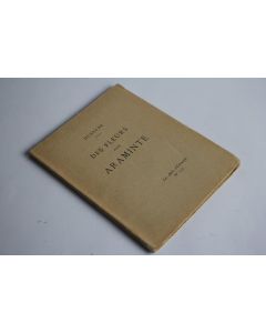 Livre Dussane dédicace Des fleurs pour Araminte 1930
