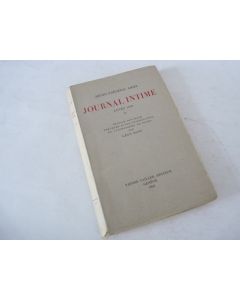 Livre Journal Intime Année 1849 II Henri-Frédéric Amiel Léon Bopp