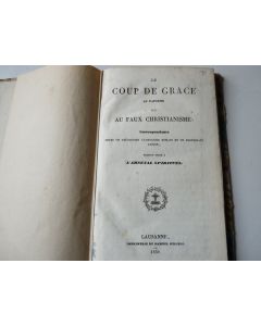 Livre Le coup de grâce au papisme ou au faux christianisme Fred Fuchs