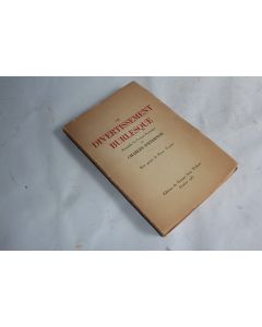 Livre Le divertissement burelesque Charles D'Eternod envoie signé 1951