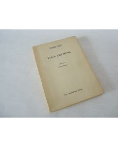 Livre  Pour les murs  Pierre Thée 1967