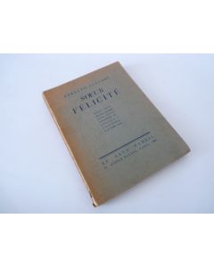 Livre Sœur Félicité Fernand Fleuret 1926 Hors commerce signé
