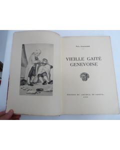 Livre Vieille Gaîté Genevoise Paul CHAPONNIERE 1939