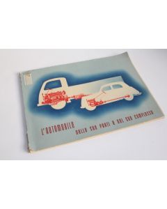 Livret FIAT L'automobile nelle sue parti e nel suo complesso