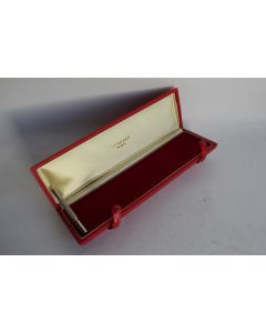 LOMBARD Écrin pour montre et bijoux cuir rouge