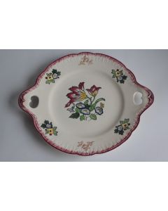 LONGWY Plat de service faïence Marseille