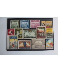 Lot 13 Vignettes Lyon exposition internationale
