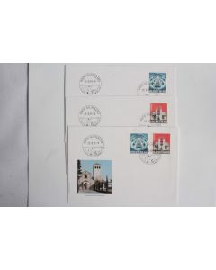 Lot 3 Enveloppes Suisse FDC 1993 muralto monumento storico nazionale