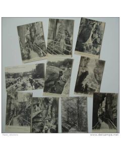 Lot de 10 CPA 74 - HAUTE-SAVOIE - Environ d´ANNECY Les Gorges du Fier