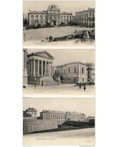 Lot de 16 CPA 34 HERAULT MONTPELLIER Différentes vues de la ville
