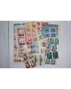 Lot Timbres Turquie paire et blocs x4 1957 neufs