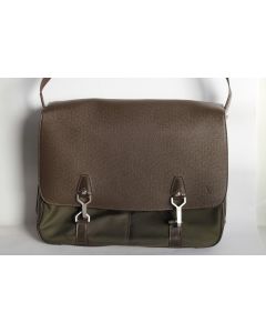 LOUIS VUITTON Sac Dersou Messenger cuir Taïga