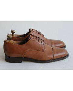MACK OLDSON Chaussures à lacets homme cuir marron