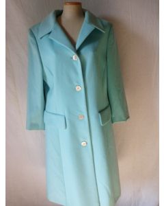 MANTEAU ESCADA bleu turquoise T 40