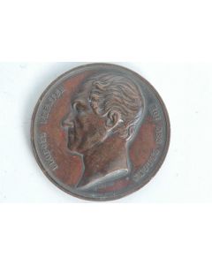 Médaille Léopold I Belgique Exposition agriculture 1864
