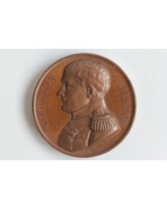 Médaille Napoléon Empereur Mémorial de Sainte-Hélène 1840