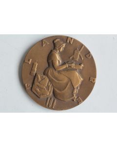 Médaille Paquebot Flandre French Line Cie Gle Transatlantique