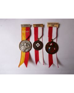 Médailles (3 ) Pompier 